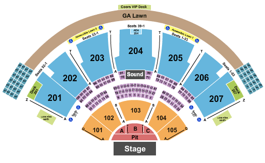 Ruoff Music Center Marilyn Manson Seating Chart