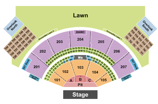 Ruoff Music Center Marilyn Manson Seating Chart